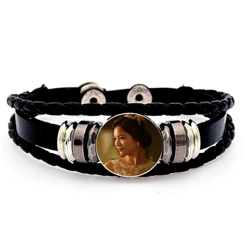

sublimation button bracelets bangles for women leather bracelet bangle custom jewelry hot transfer printing jewelry 20pcs/lot