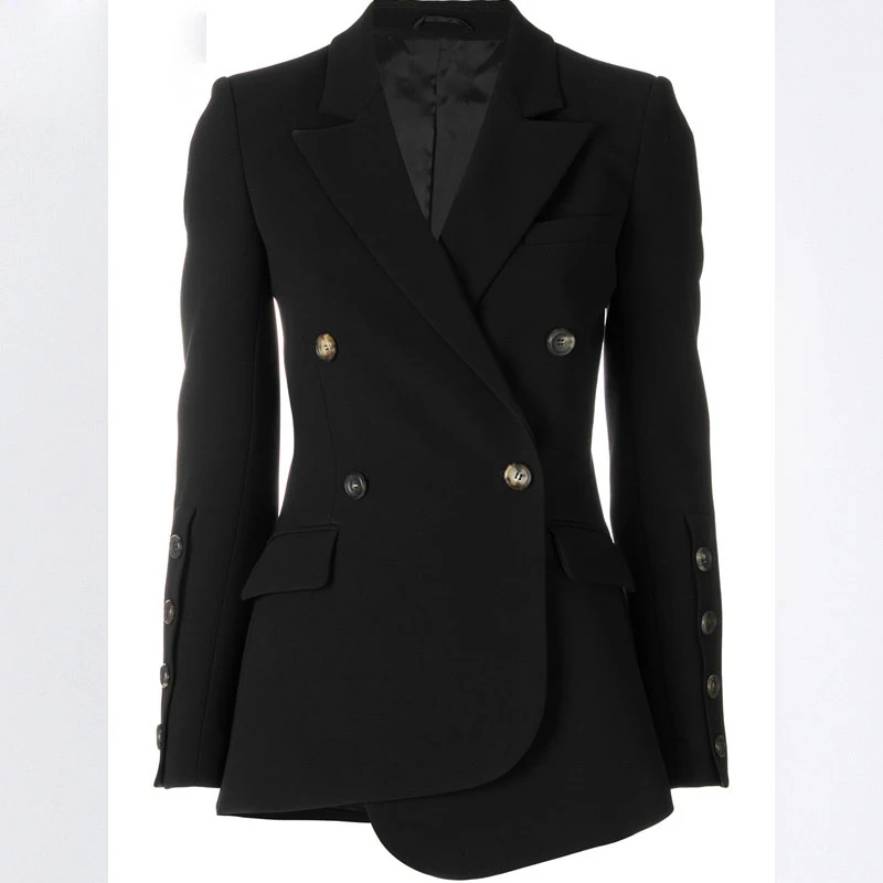 Fashion White and Black Pant Suits 2018 Autumn Winter Women Office Business Formal Party 2 Pieces Set Fashion White and Black Pant Suits 2018 Autumn Winter Women Office Business Formal Party 2 Pieces Set