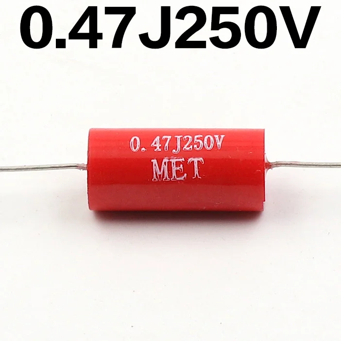PAPRI 1 шт. Audiophiler Осевая MKP Аудио Класс конденсатор с алюминиевой крышкой, 0,47-15 мкФ 400VDC для HIFI DIY частоты постоянной ёмкости, универсальный конденсатор гитарный усилитель - Цвет: 0.47J250V