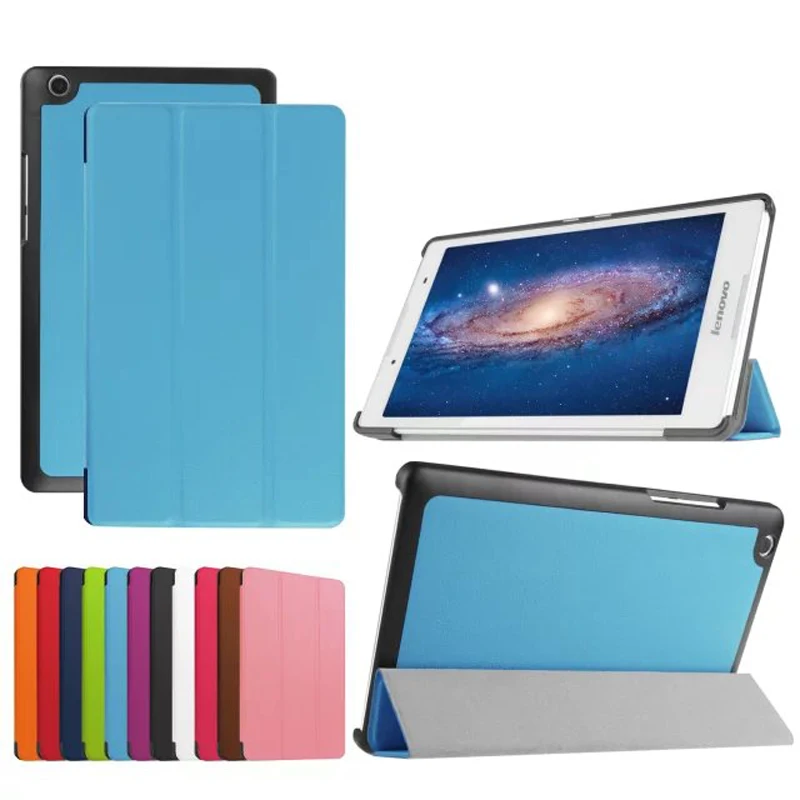 Ultra Thin Tri Folded Tablet Flip Case For Lenovo Tab 3 8 8.0