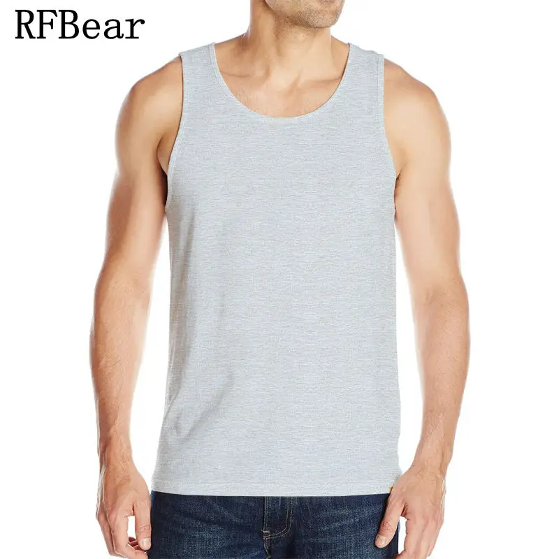 Aliexpress.com : Buy RFBear Brand Fashion Men's 95% Cotton O Neck Tank ...