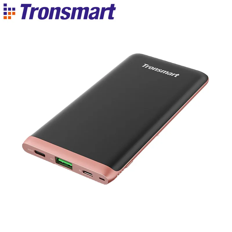 Tronsmart Trim pdd01 power Bank 10000 мАч PD 3 0 и VoltiQ Ультратонкий внешний аккумулятор 18 Вт для Xiaomi