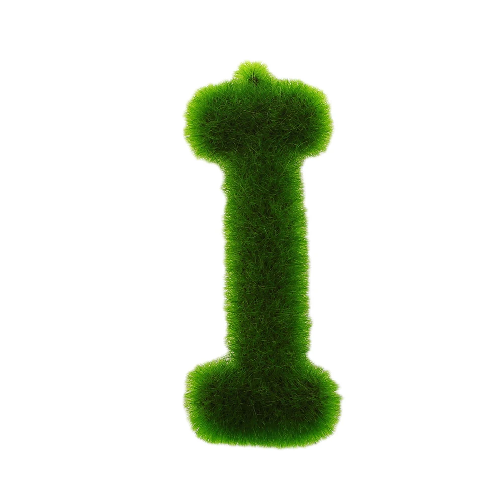 Буквенные предметы интерьера искусственный газон письмо искусственный газон украшение 26 слов ремесленный дом окно креативный - Цвет: I