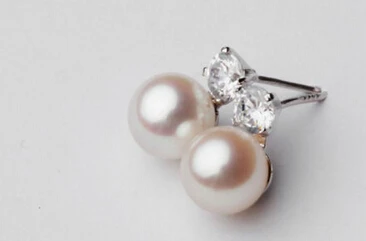 

Miss charm 0000314 charming 10-11mm south sea white pearl earring
