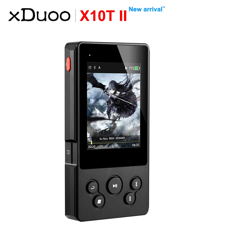 XDUOO X10T II Bluetooth HIFI цифровой проигрыватель музыкальный плеер MP3 Поддержка DSD256 PCM 384HKz/32 бит оптокал/коаксиальный/AEX/USB выход