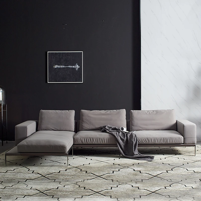 Современный диван мебель для гостиной кожаный диван