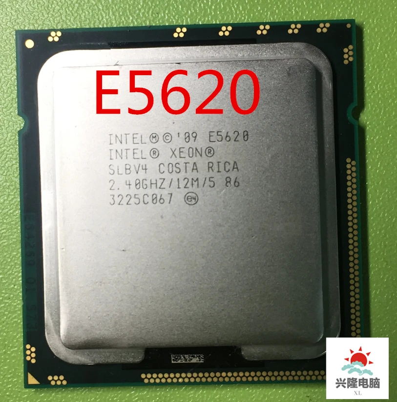 Серверный процессор Intel Xeon E5620 Quad 2,4 GHz 12MB 5.86GT/s SLBV4 LGA1366