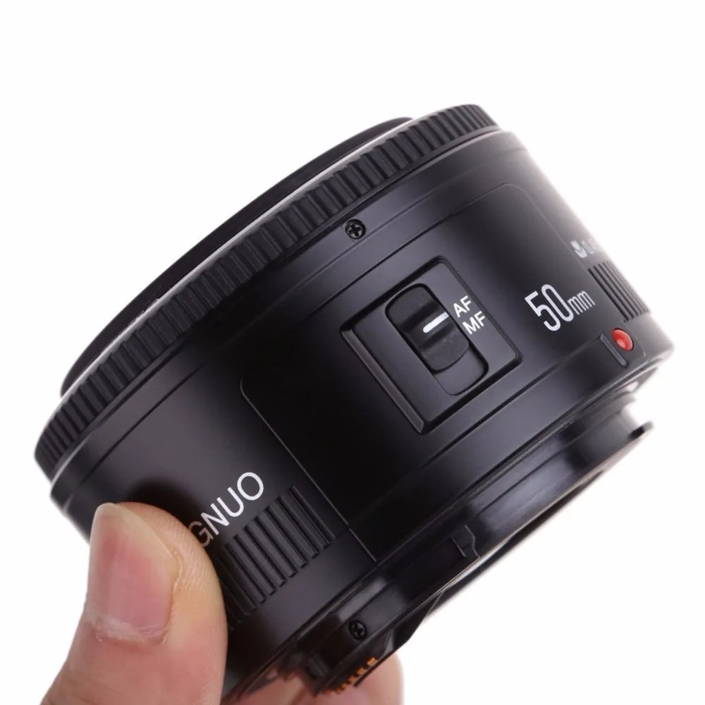 Светодиодная лампа для видеосъемки YONGNUO 50 мм YN50 F1.8 Камера объектив с