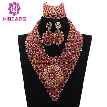 

Wine/Silver Crystal Beads Jewelry Sets African Wedding Jewelry Sets Trendy Nigerian Party V-Type Beads Sets Free Shipping ABH013