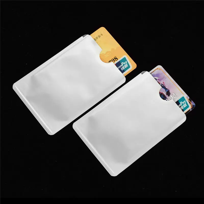 10PC Credit Card Box Anti-degaussing Automatic Pop-up Bank Card Package tarjetero porte carte bancaire porte carte 40MA1812