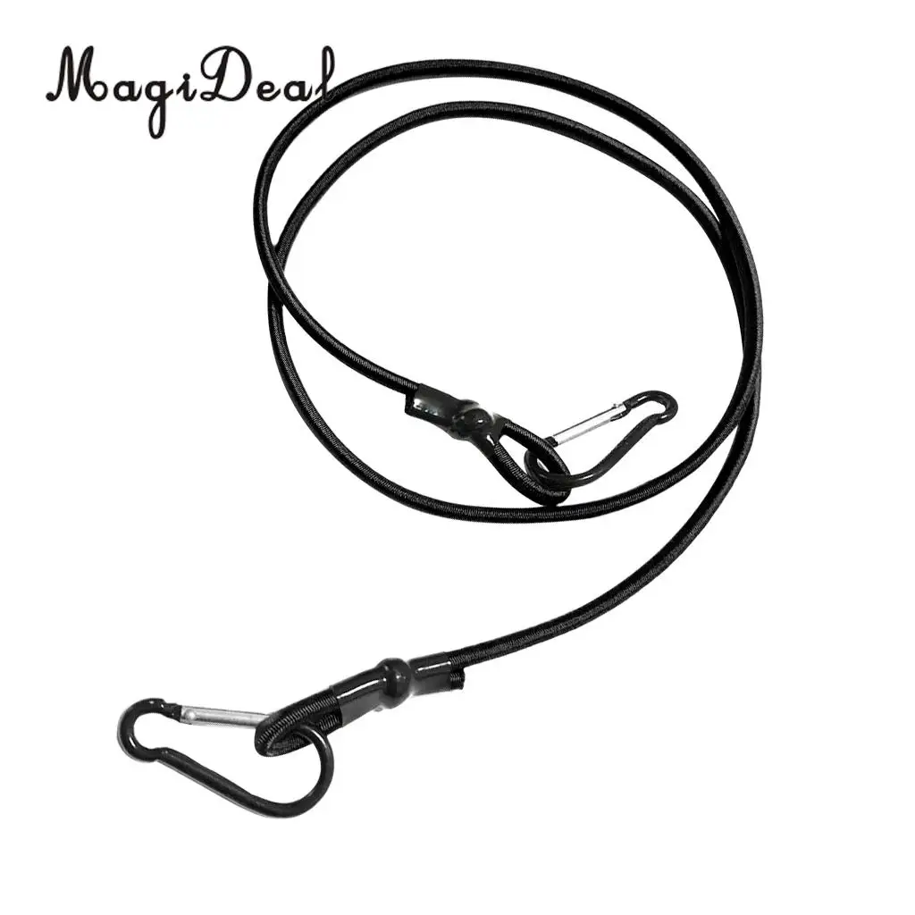 3ft Marine Kayak Canoe Tow Line Lanyard with Carabiner Clips Yellow Canoe Accessories for Paddle Board Kayak Canoe Boat Dinghy
