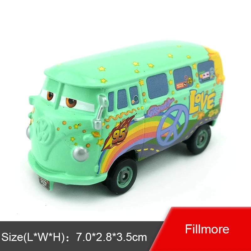 Дисней Pixar Тачки 2 и 3 Молния Маккуин трактор король матер шериф 1:55 металлические литые игрушки модель автомобиля для мальчиков Детский подарок - Цвет: Fillmore