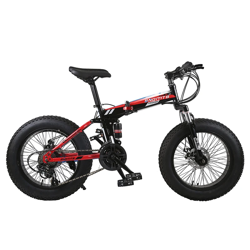 Sale KUBEEN new arrival 7/21/24/27 speeds Disc brakes Fat bike 20 inch 20x4.0" Fat Tire Snow Bicycle Oil spring fork 4