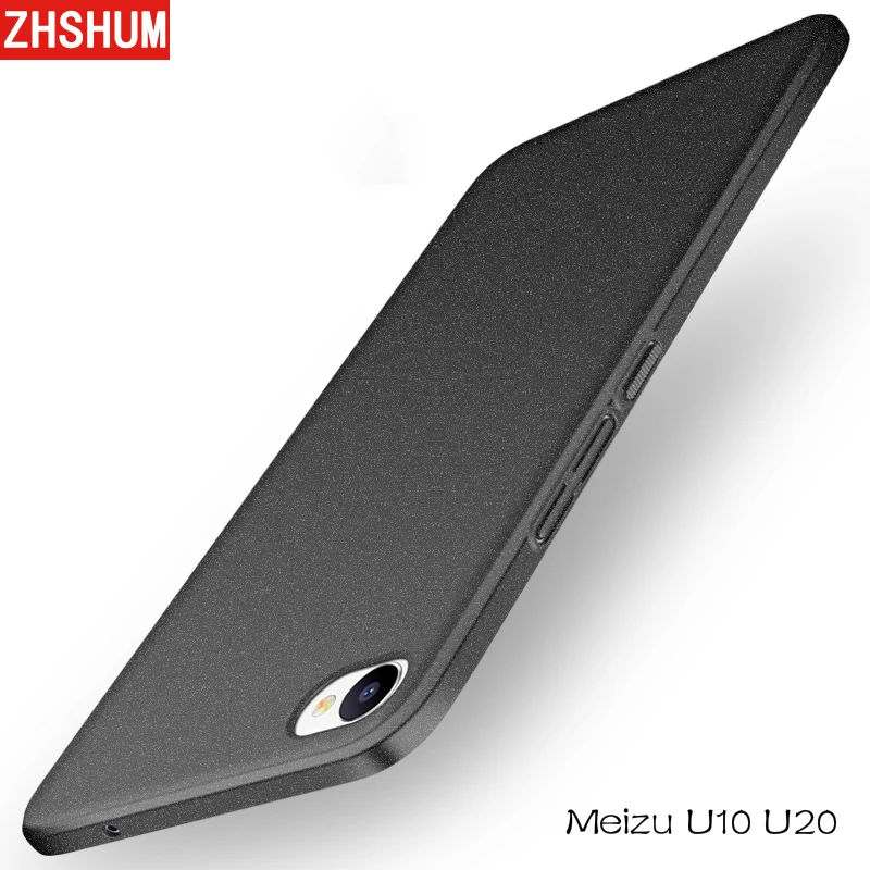 Жесткий чехол для Meizu U10 U20 матовый пластиковый Роскошный глянцевый телефона 20