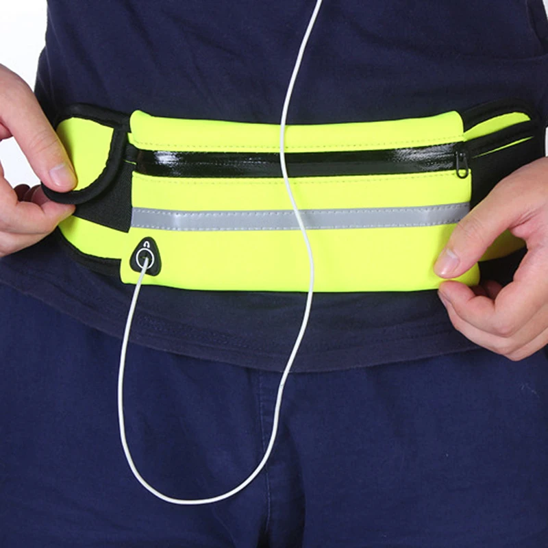 

1pcs Breathable Sport Waist Bag Belt Pouch Running Universal 4-6 inch Mobile Phone Pocket Man Women