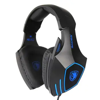 

HiMISS SADES SA-819 Gaming Headphone Support PS4 3.5mm Wired Stereo Game Headset with Microphone