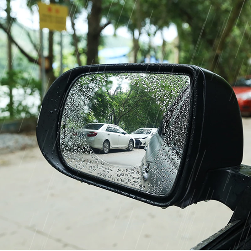 Автомобильная противотуманная непромокаемая пленка на зеркало заднего вида для Ford Focus 2 3 Fiesta Mondeo Kuga Citroen C4 C5 C3 Skoda Octavia Rapid Fabia