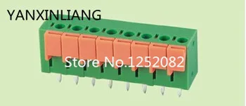 

(100Pcs/lot) 2P Spring terminal block 5.08pitch /Screwless terminal block KF142V-5.08-2P