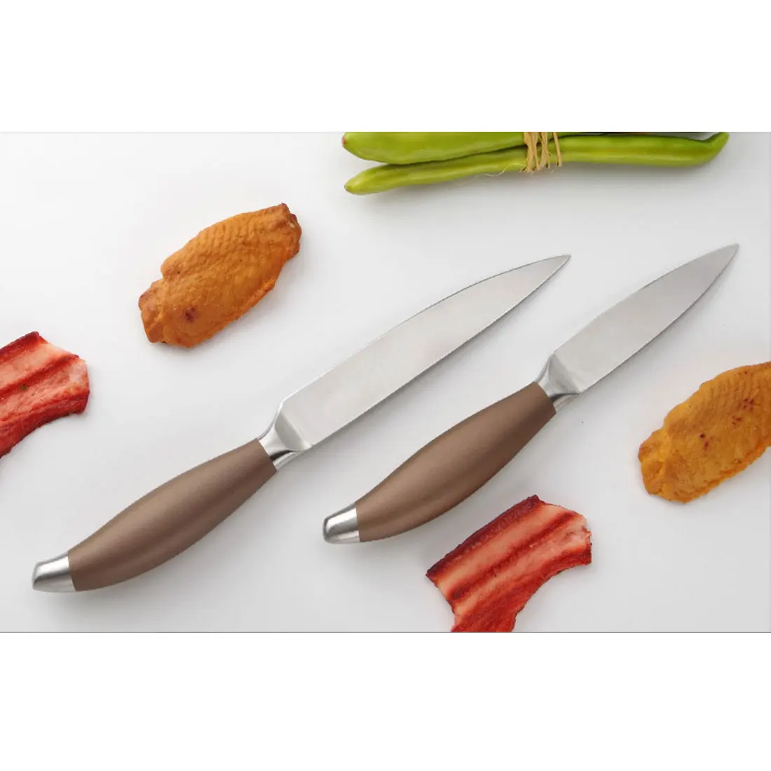 Gift 2Pcs Kitchen Knives High Quality Stainless Steel Vegetable Fruit