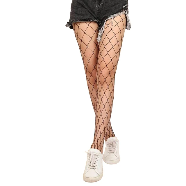 Party Hollow Out Sexy Pantyhose Female Mesh Black Women Tights