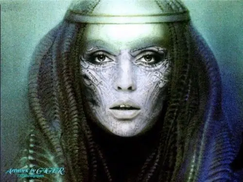 Hr Giger Li II Художественная ткань шелк постер декоративная стена живопись 24x36