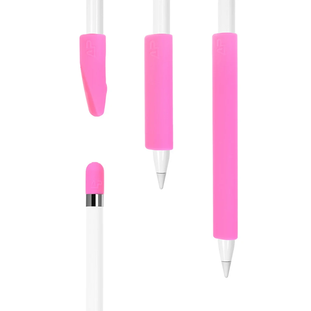 Новое поступление ручка рукав анти-потеря Нескользящая накладка силиконовый обернутый комплект для iPad Apple Pencil