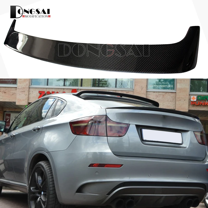 

X6 E71 Carbon Fiber Rear Roof Spoiler for BMW X6 E71 Roof / Top Spoiler Wing 2009 - 2014