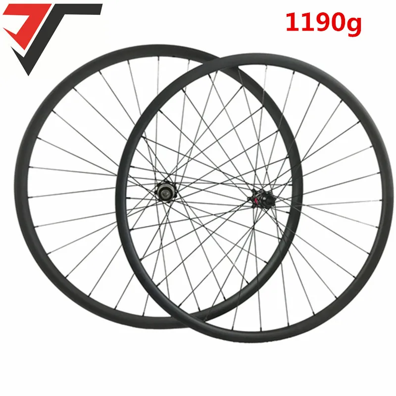 TRIPS 1190g Super Light 29er MTB XC Racing hookless Углеродные колеса для горного велосипеда UD matte D411/D412