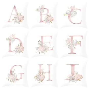 

Pillow Case 45x45cm Kinder Zimmer Dekoration Brief Kissen Englisch Alphabet pillowcases Throw Pillow Cover Cojines Cushion Cover