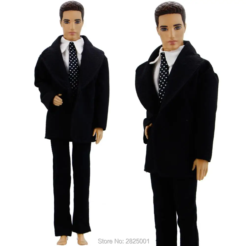 Set 3pcs Fromal Office Suit Outfits Wear Clothing for Boyfriend 12 inch Boy Doll
