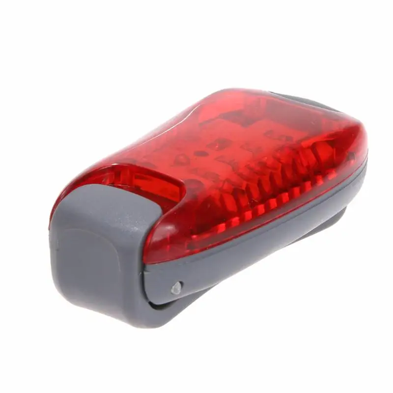 Top Bike Cycling Lights Waterproof 5 LED Bike Taillight Safety Warning Rear Lamp Backpack Running Lights (Red) Bycicle Accessories 12