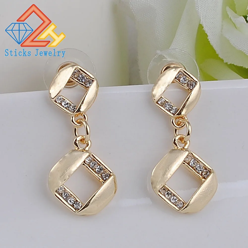 

Korean version of the classic style of geometric earrings earrings free shipping high quality