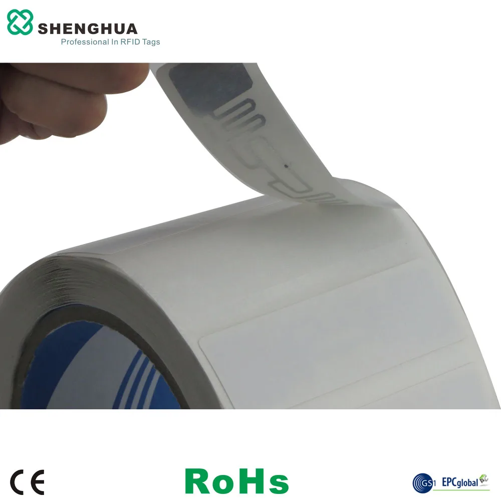 50 шт./упак. UHF RFID стикер высокого качества Дальность чтения до 8 м Пассивная RFID Метка инкрустация для контроля доступа
