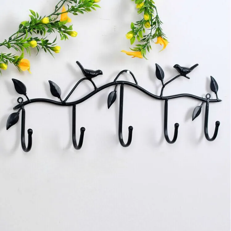 

Door after the coat hooks hangers rustic clothes hook bag hook shelf wrought iron wall hook