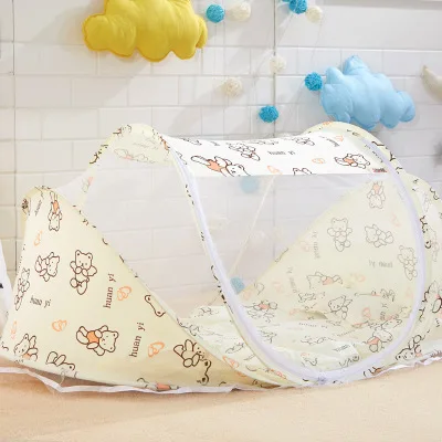 Moustiquaire Pour Lit De Bebe Pliable Tente D Insecte Fermeture Eclair Multifonction Coussin De Couchage Portable Pour Enfant Aliexpress