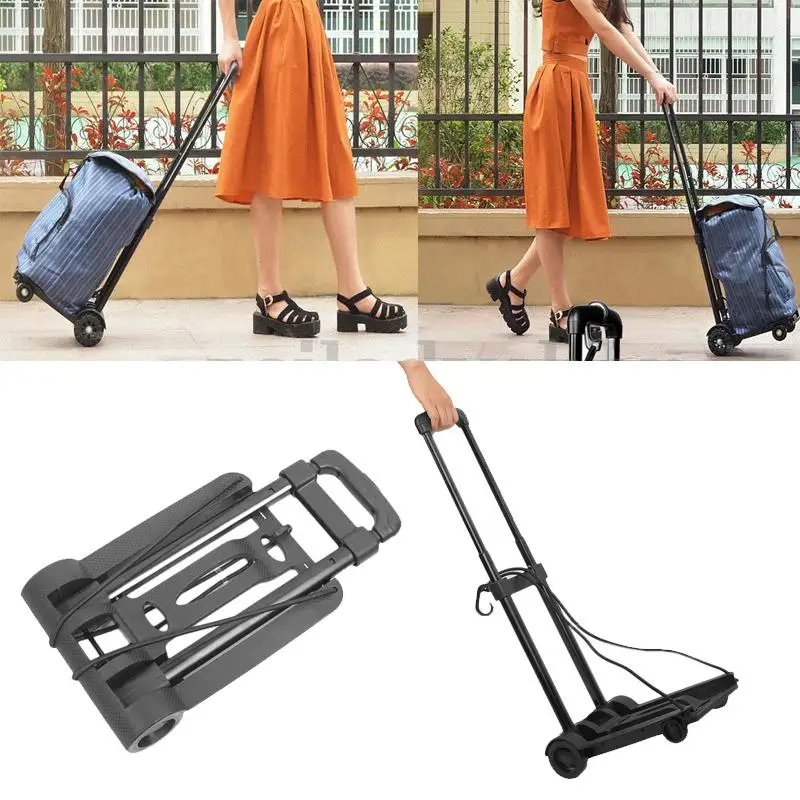 Складной багаж корзина 40 кг Lightweitht прочный чемодан тележка курган Открытый походный инструмент для кемпинга