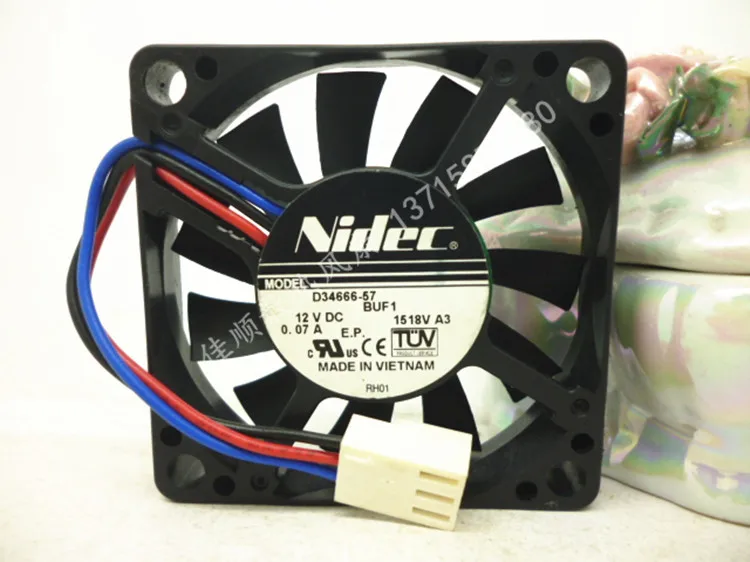 Оригинальные Охлаждающие вентиляторы Nidec TA200DC 50 мм 5 см 12 в пост. Тока 0 07a 5010|cooling