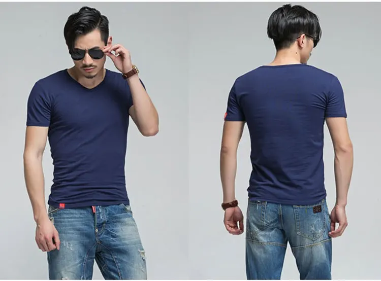Для Мужчин's летняя одежда с коротким рукавом Футболка Для мужчин хлопок освежающий футболка Для мужчин 16 Цвет размера плюс: S-5XL slim fit футболки