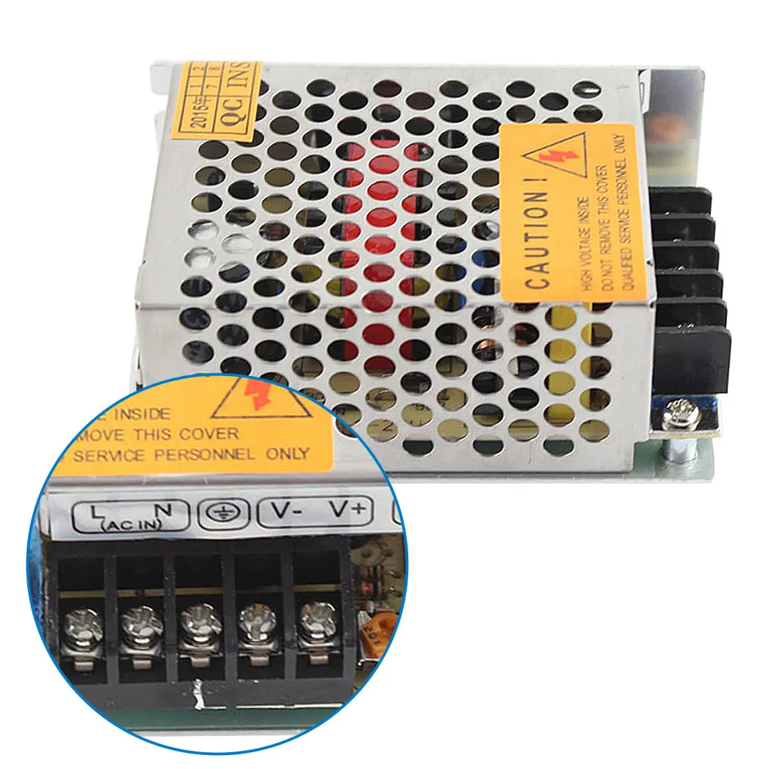 Pulse Frequency Modulation DC 12V LED Strip Driver Power Adapter 2A