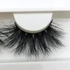 Mikiwi 25mm Long 3D mink lashes E01 extra length mink eyelashes Big dramatic volumn eyelashes strip thick false eyelash 3