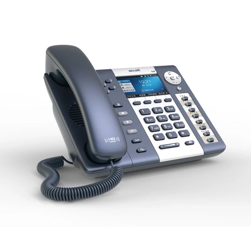 Телефон ATCOM A48W VOIP SIP Wi Fi беспроводной бизнес телефон начального уровня с цветным