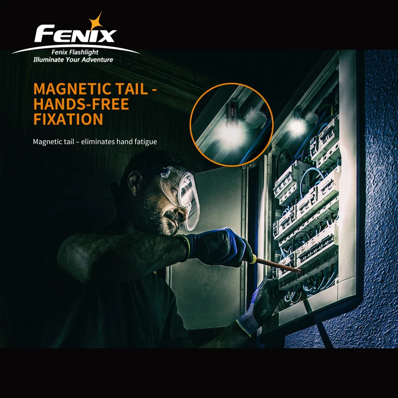 Nueva original caja de Fenix E18 R EDC llavero linterna Cree XP-L HI LED 750 lúmenes 
