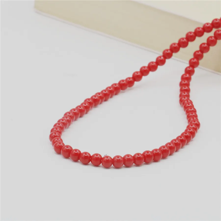 

Fashion Multicolor Shell Round Beads Pearl 4mm6mm8mm10mm12mm Charms Women Girls Newly Making Loose Beads Jewelry 15inch Y17