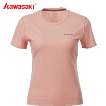 Kawasaki женская рубашка для бега с большой сеткой спортивная футболка быстросохнущая дышащая спортивная рубашка с коротким рукавом RST-T2002