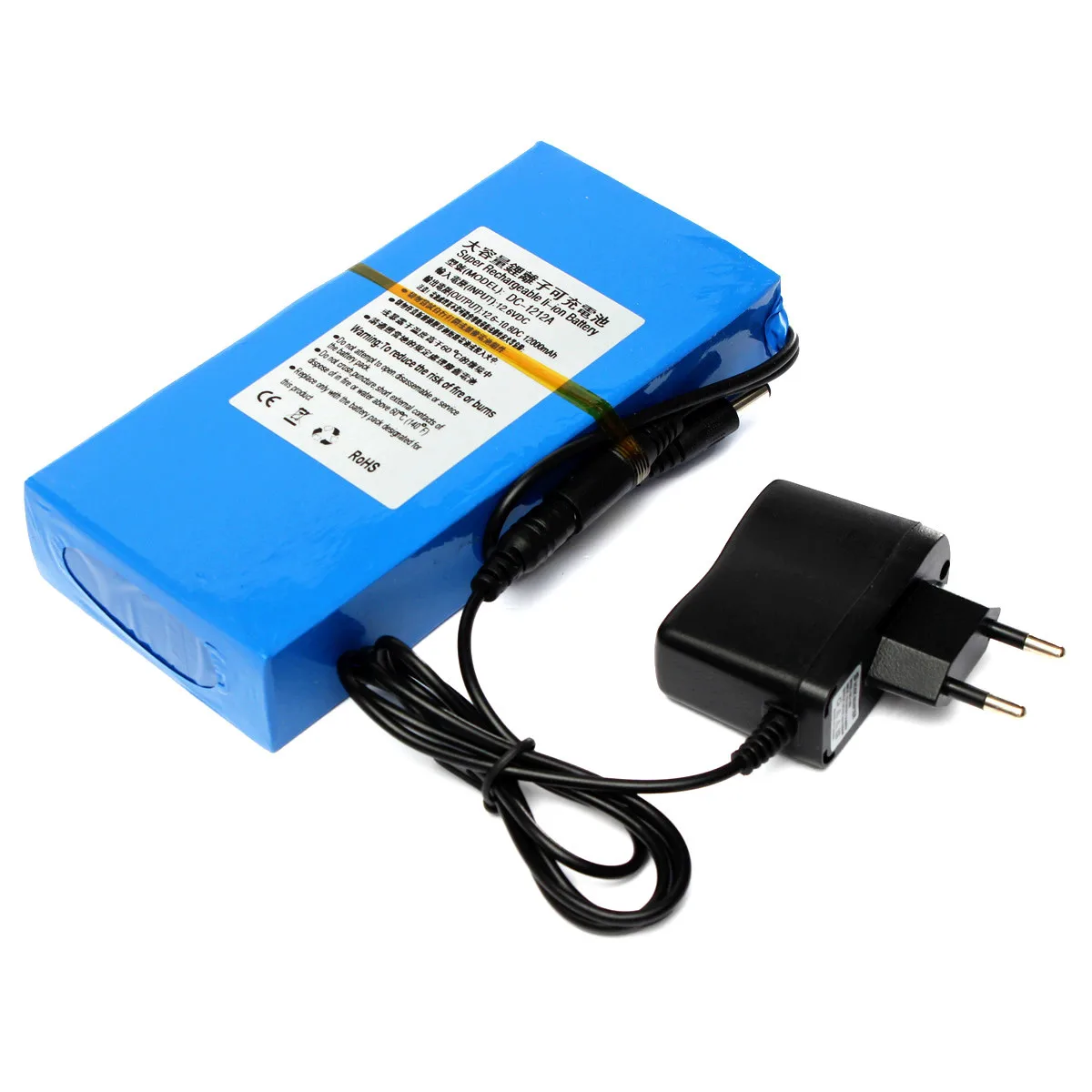 

DC 1212A Battery 12V lithium battery 12000mAh Large-capacity rechargeable lithium battery lights outdoor spare