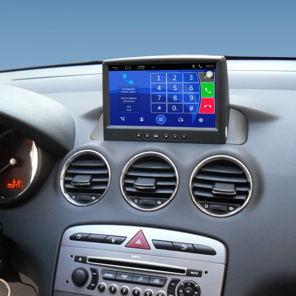Best Upgraded Original Android 7.1 Car Radio Player Suit to Peugeot 408 Car Video Player Built in WiFi GPS Navigation Bluetooth 4