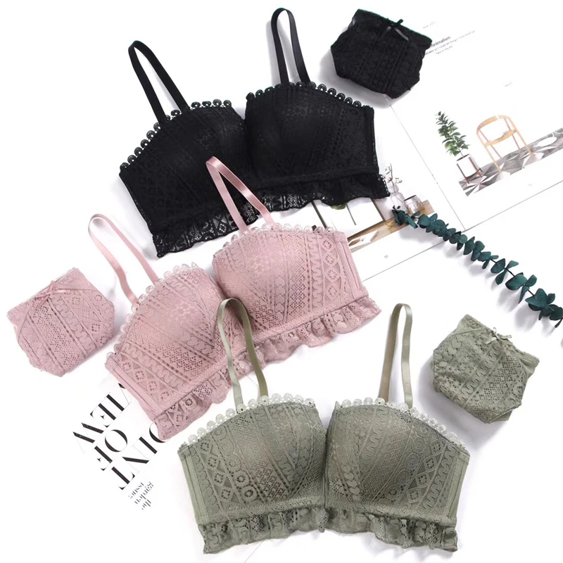 SP&ampCITY Sexy Lace Push Up Bra Set Women's Underwear Transparent Seamless Modern Soft Cute Female Lingerie Brassiere | Женская