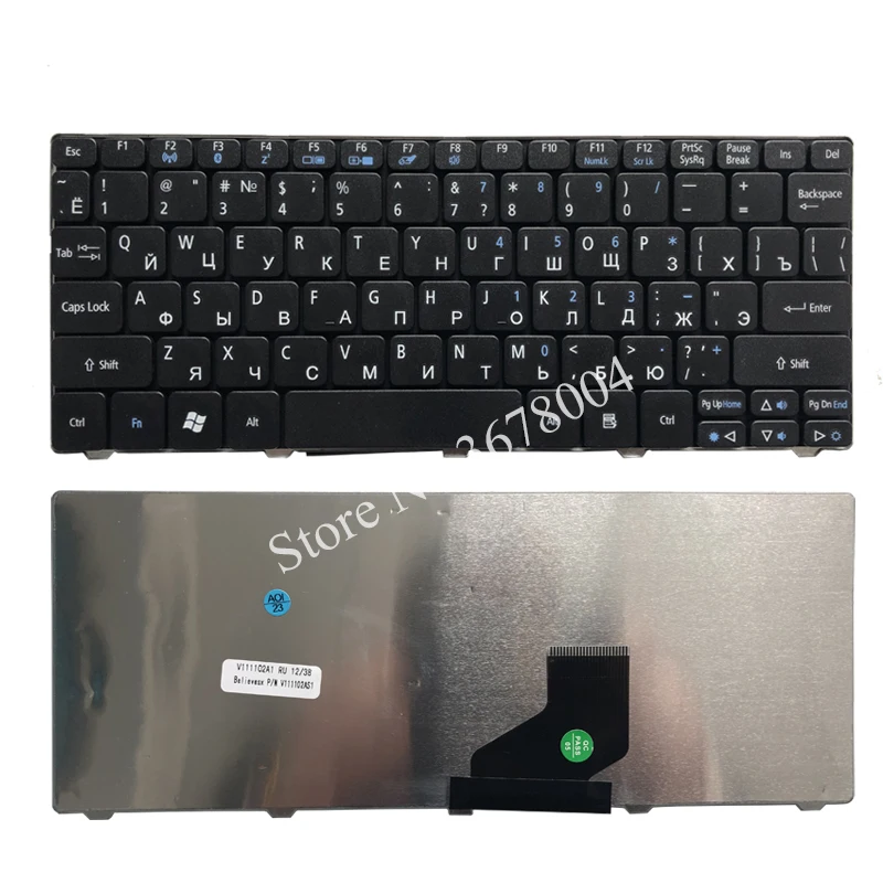 Russian Keyboard for Acer Emachines ZE6 ZE7 PAV70 PAV80 NAV50 350 eM350 NAV51 355 eM355 D255E AOD25