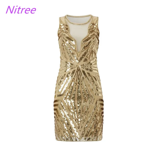 Custom Made Gold Sequin Gown Dresses Dress Great Gatsby Custom Made Gold Sequin Gown Dresses Dress Great Gatsby Party Kleider Abiye Elbise Beaded Elegant