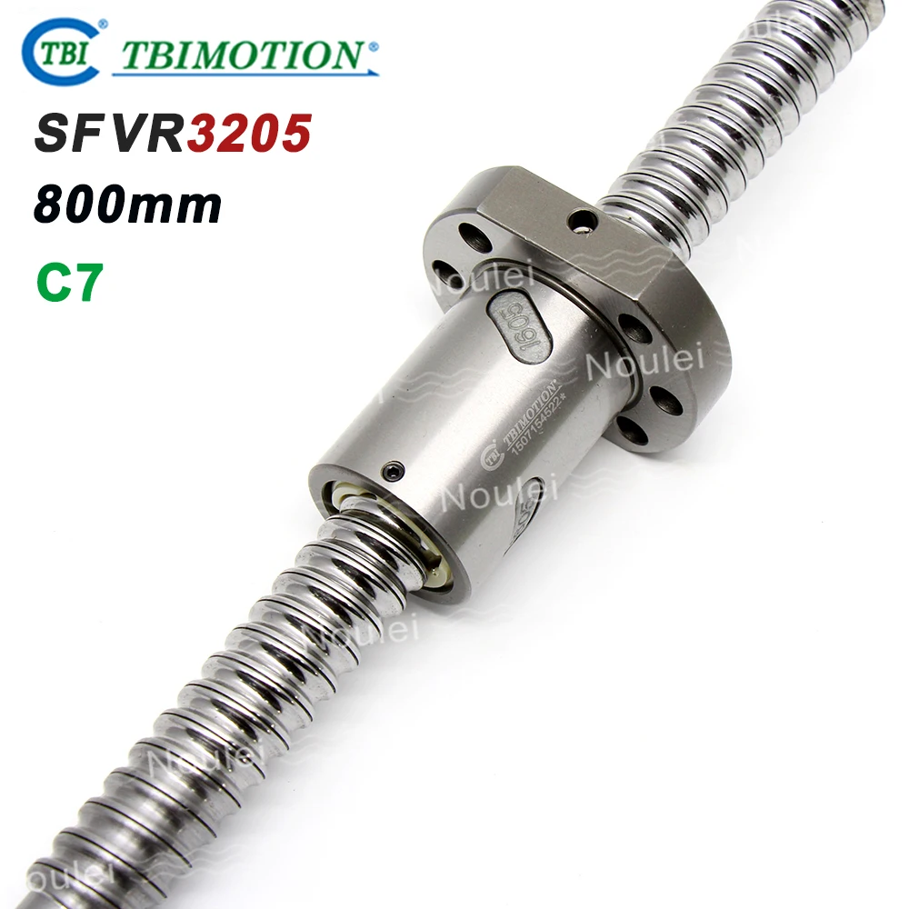 

TBI 3205 Rolled Ball screw C7 5mm Lend with Ballnut SFVR3205 For CNC Machine 800mm SFV3205 High Precision